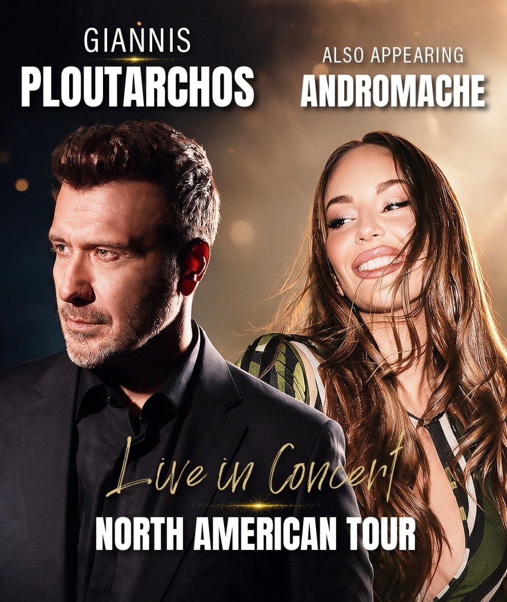Peggy Zina with Yiannis Vardis — 2018 concert banner